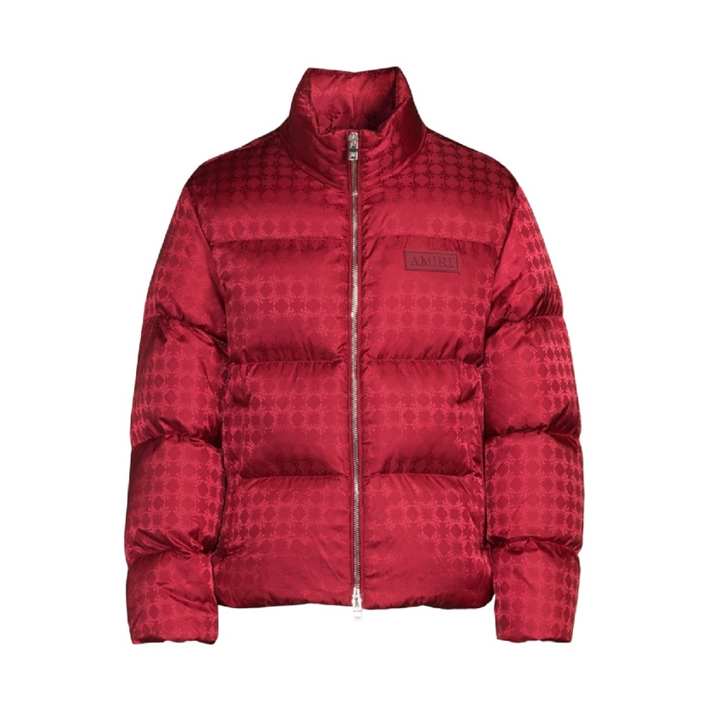 AMIRI MA QUAD JACQUARD DOWN JACKET
